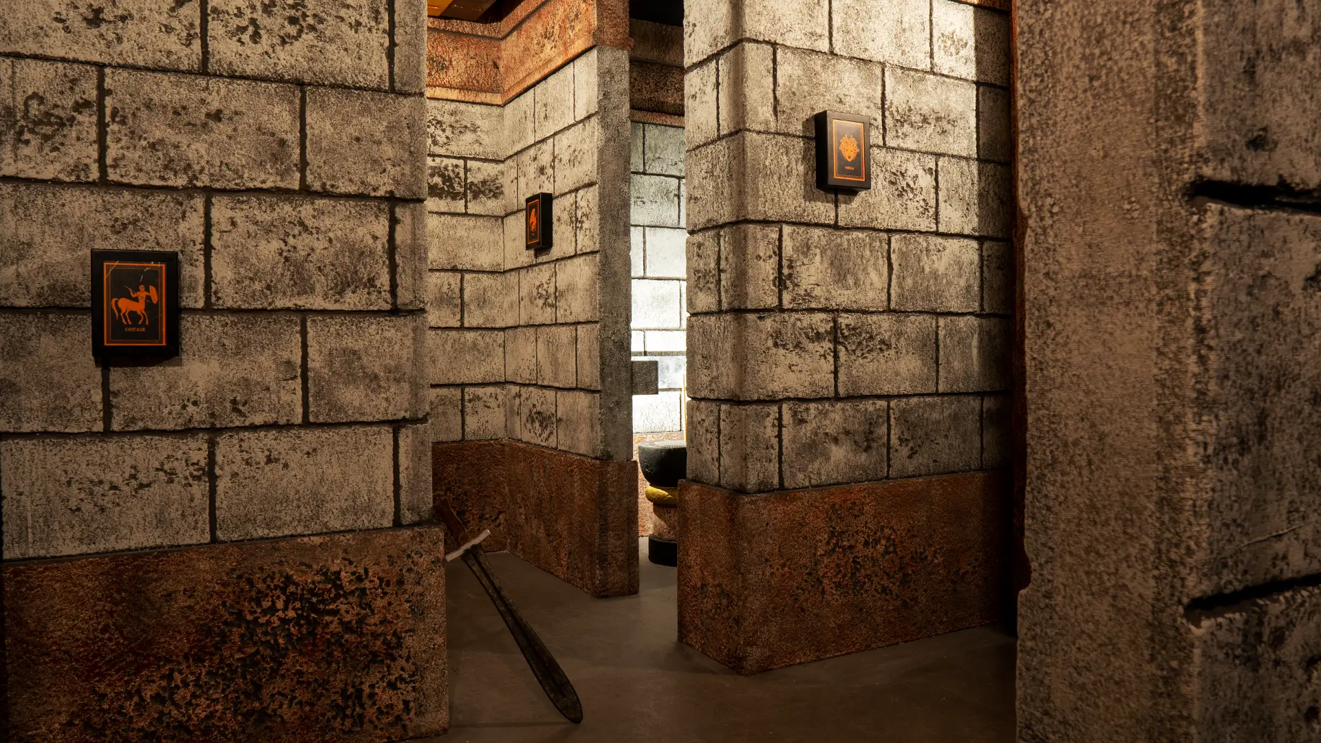 Escape room challenge at Game Over Escape Rooms